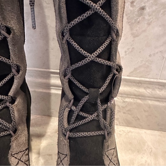 Sorel Cate the Great Knee High Wedge Lace Up Boot - Picture 13 of 14